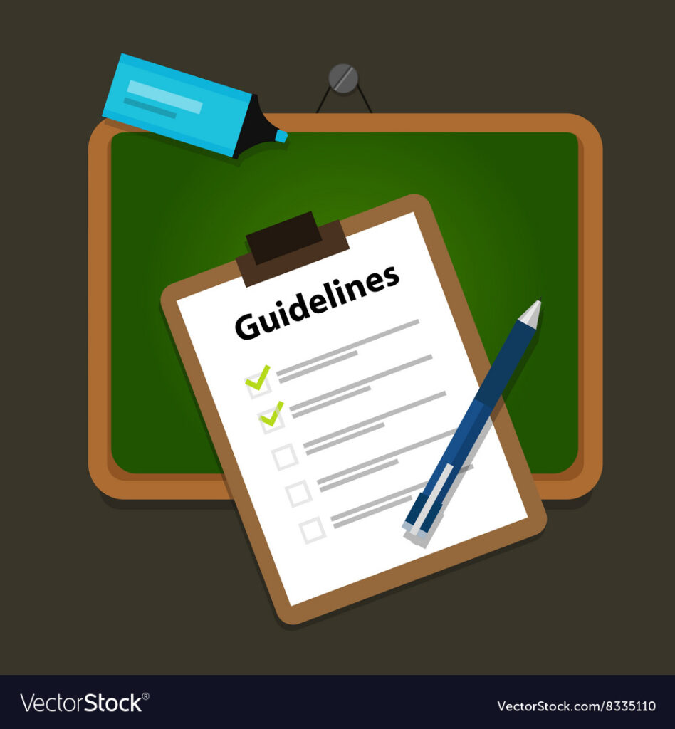 guidelines business guide standard document vector 8335110