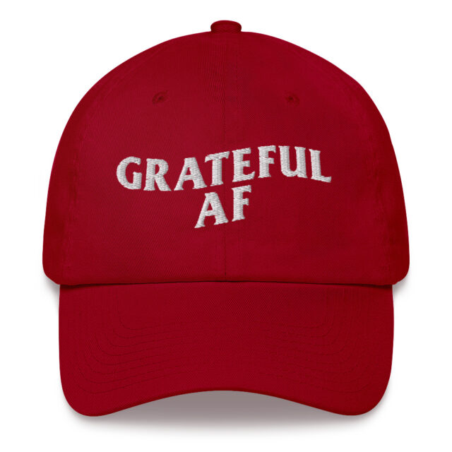 classic dad hat cranberry front 611d167777593