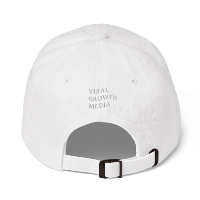 classic dad hat white back 611d167779262
